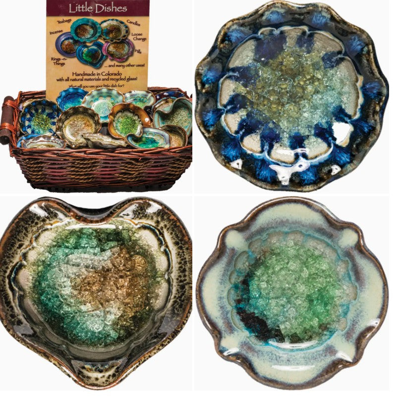Little Dishes – Recycled Glass Inlay (Assorted Shapes)