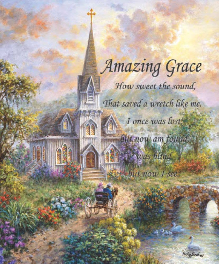 "Amazing Grace" - Woven Tapestry Throw