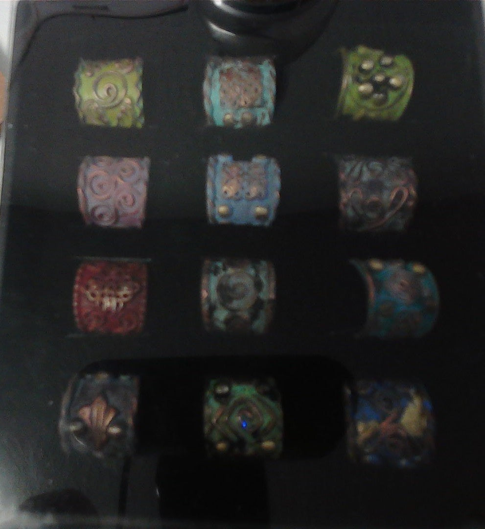 Etched Boho Adjustable Rings (Assorted)