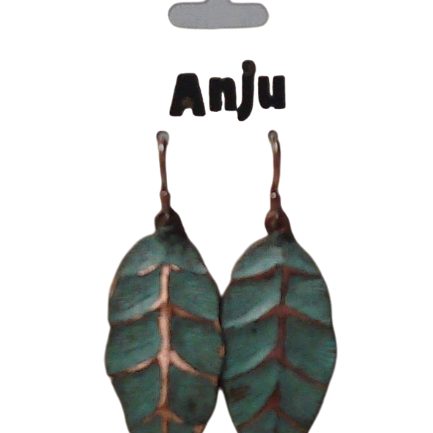 Patina Leaf Earrings – Anju Handcrafted Jewelry