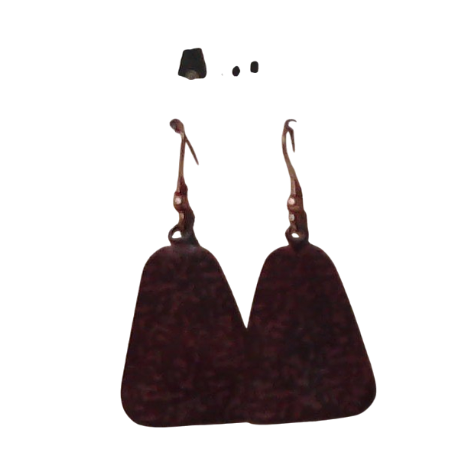 Deep Red Geometric Earrings – Anju Handcrafted Jewelry