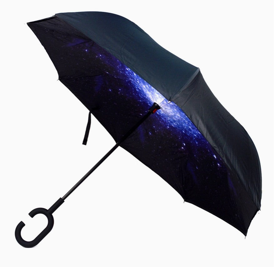 Double-Layer Inverted Umbrella — Galaxy Inside