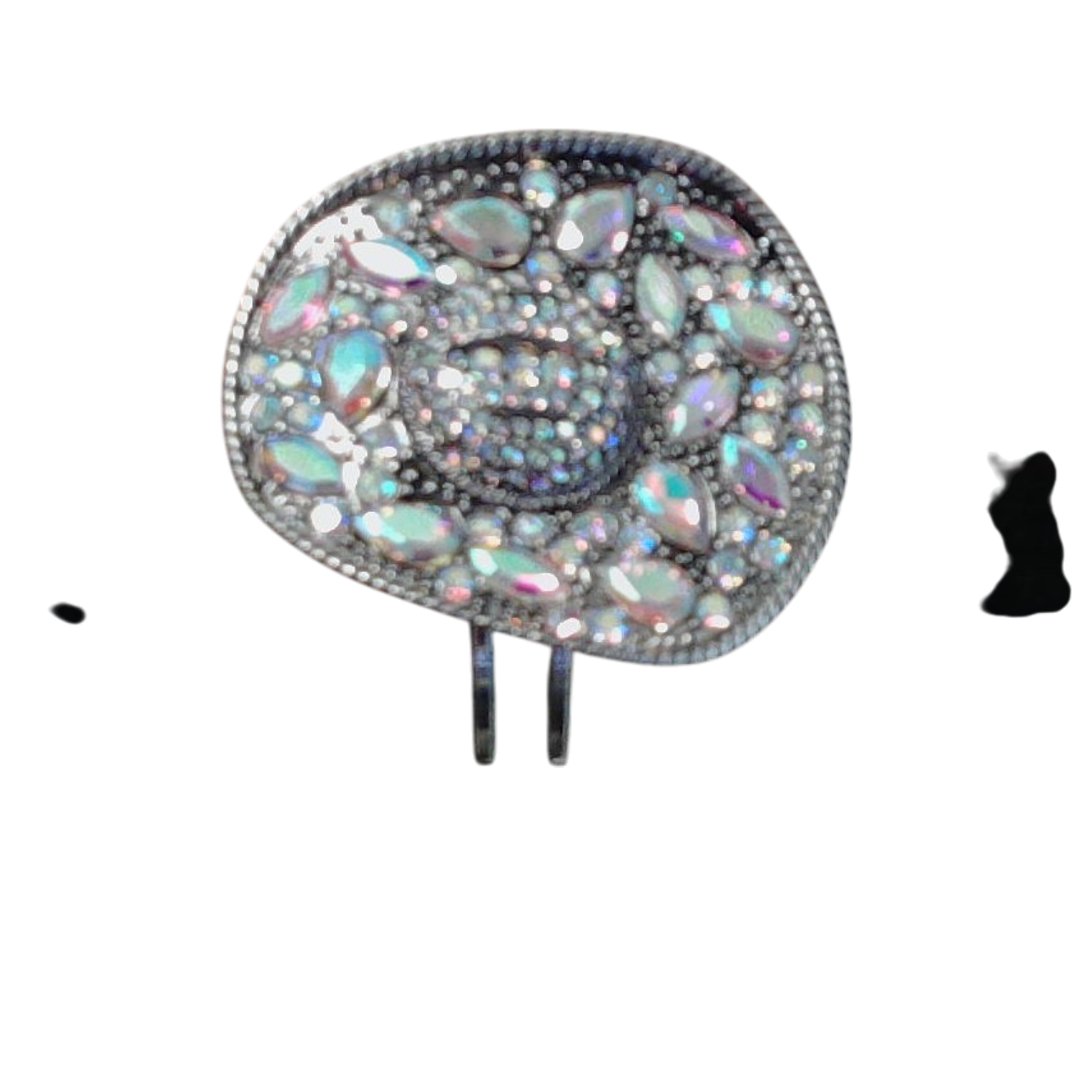 Rhinestone Western Buckle Bracelet