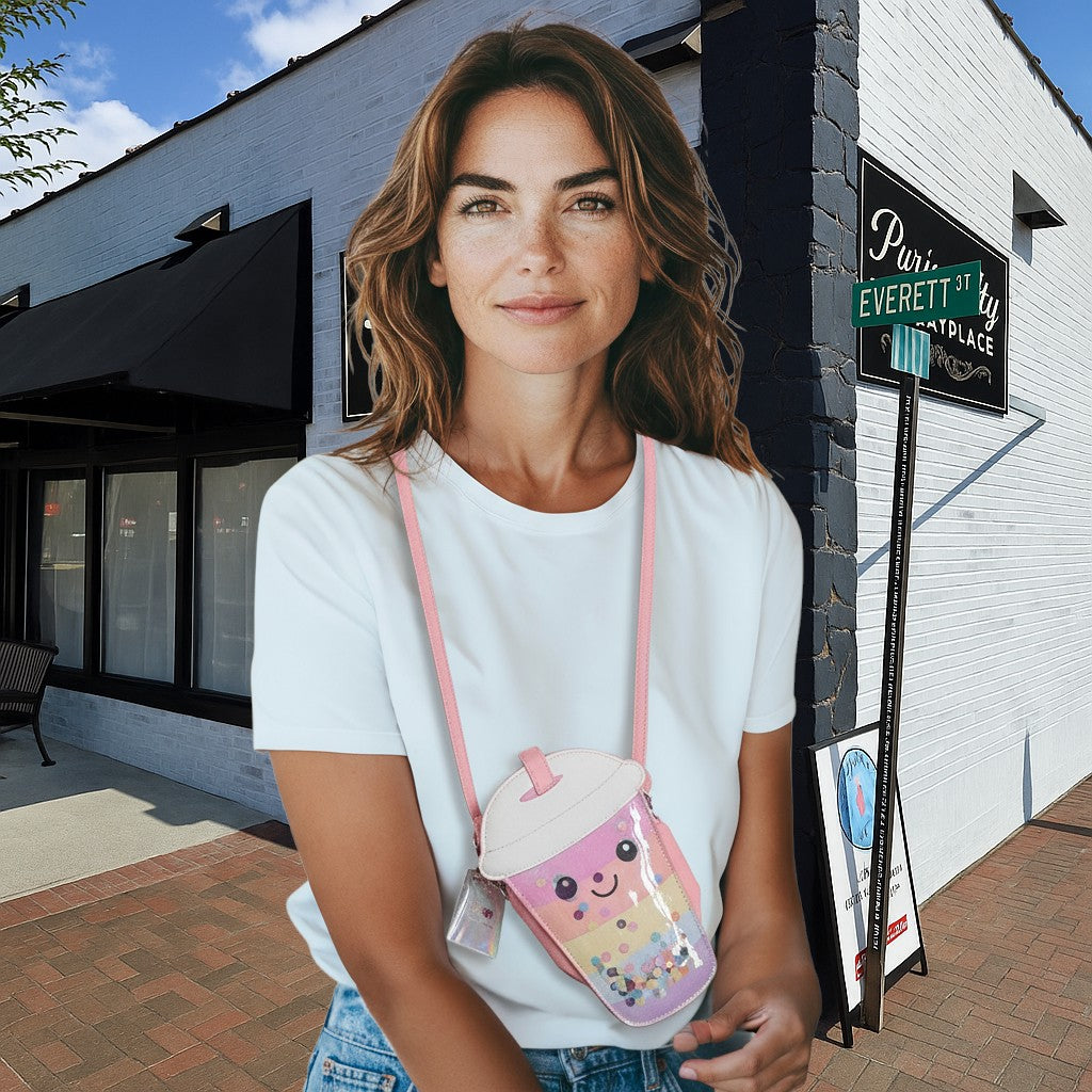 iScream Boba Cup Crossbody Bag