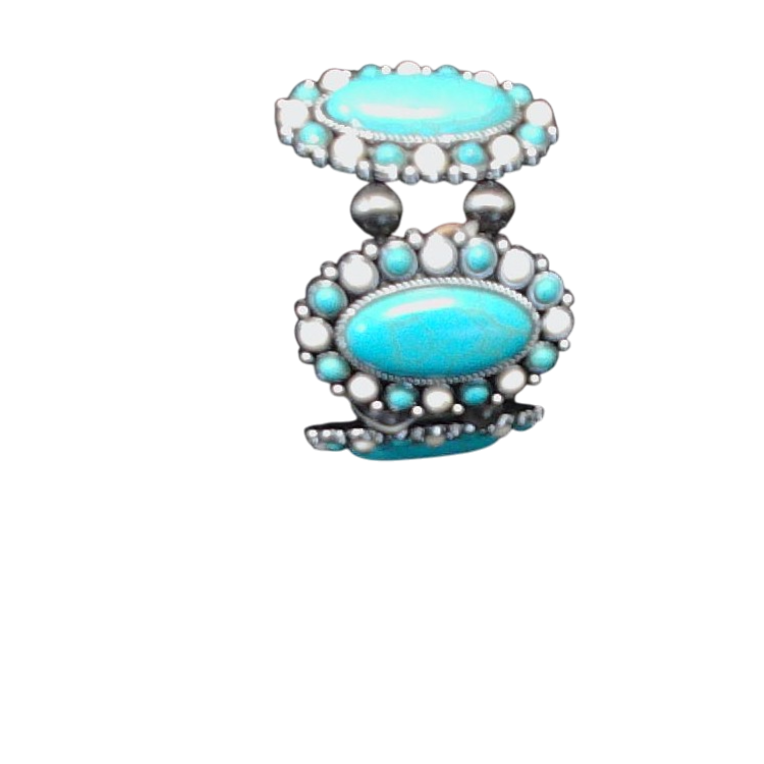 Turquoise Cluster Bracelet