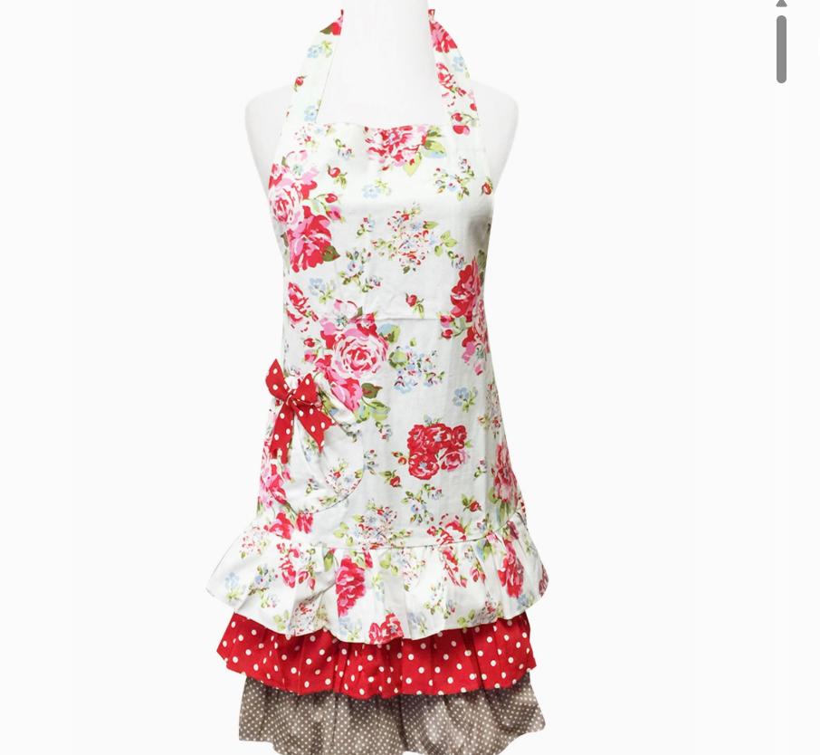 Wrapables Daughter Ruffles & Roses Apron – Child