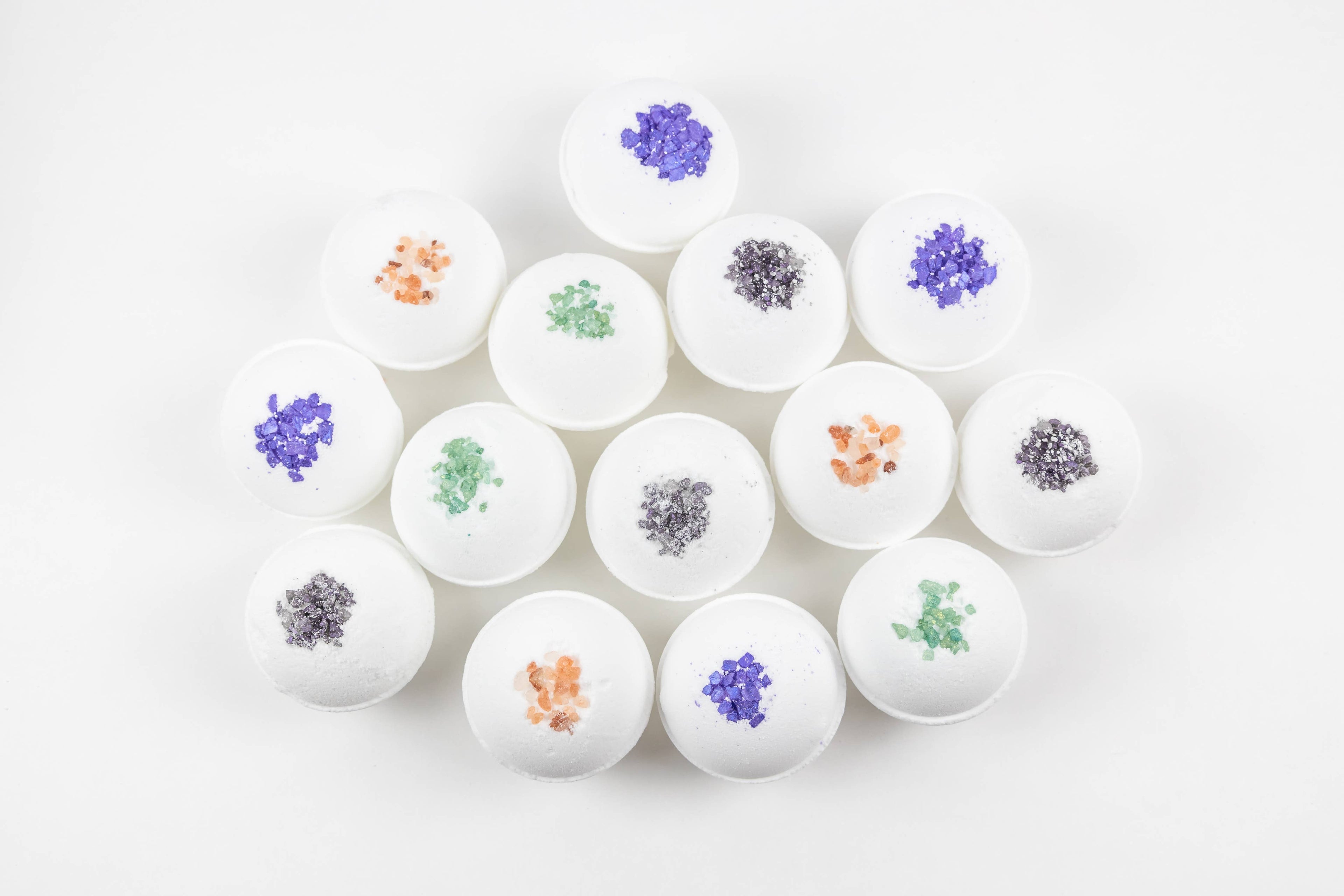 Lavender Bath Bombs- Individually Wrapped - Bulk - Vegan