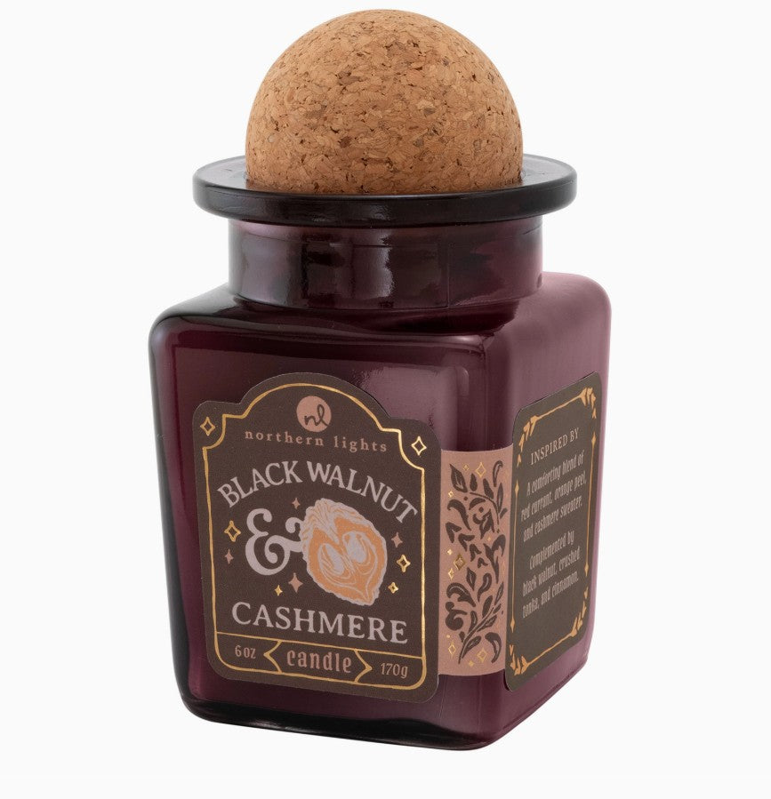 Northern Lights Curiosity Candle – Black Walnut & Cashmere