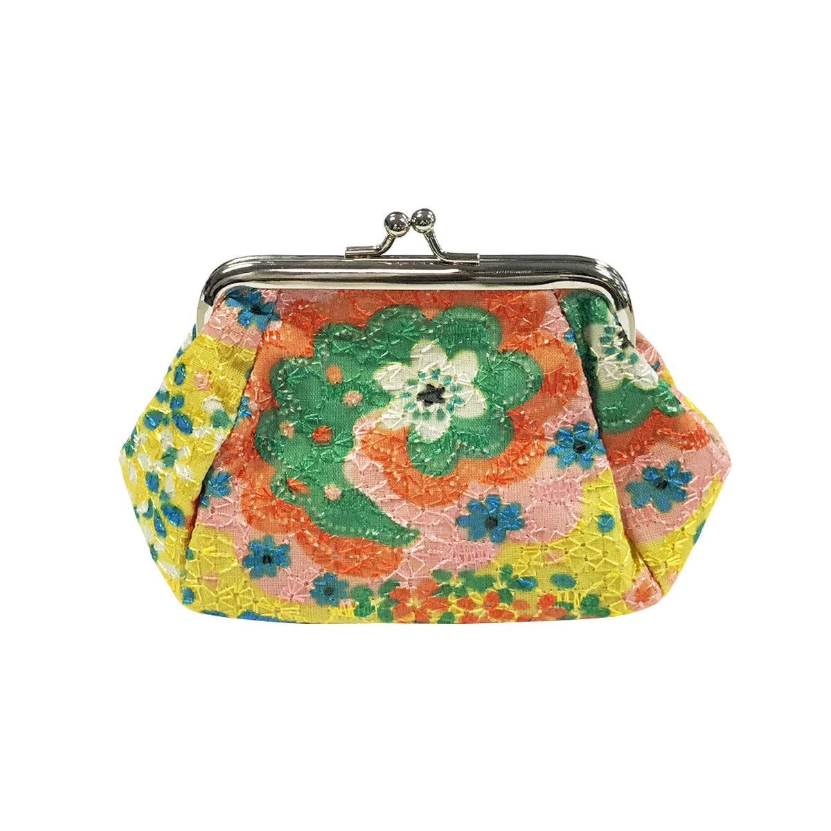 Wrapables Canvas and Floral Coin Purse Wallet Each