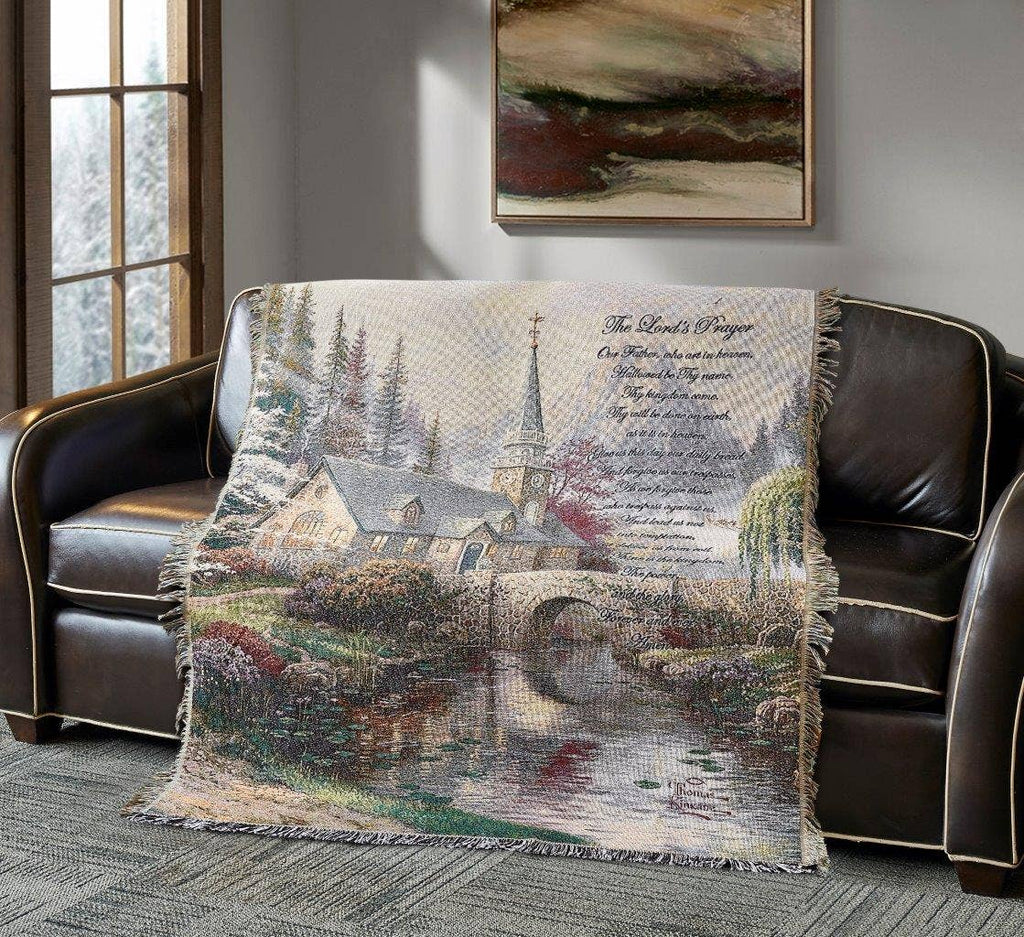 "The Lord's Prayer" - Woven Tapestry Throw