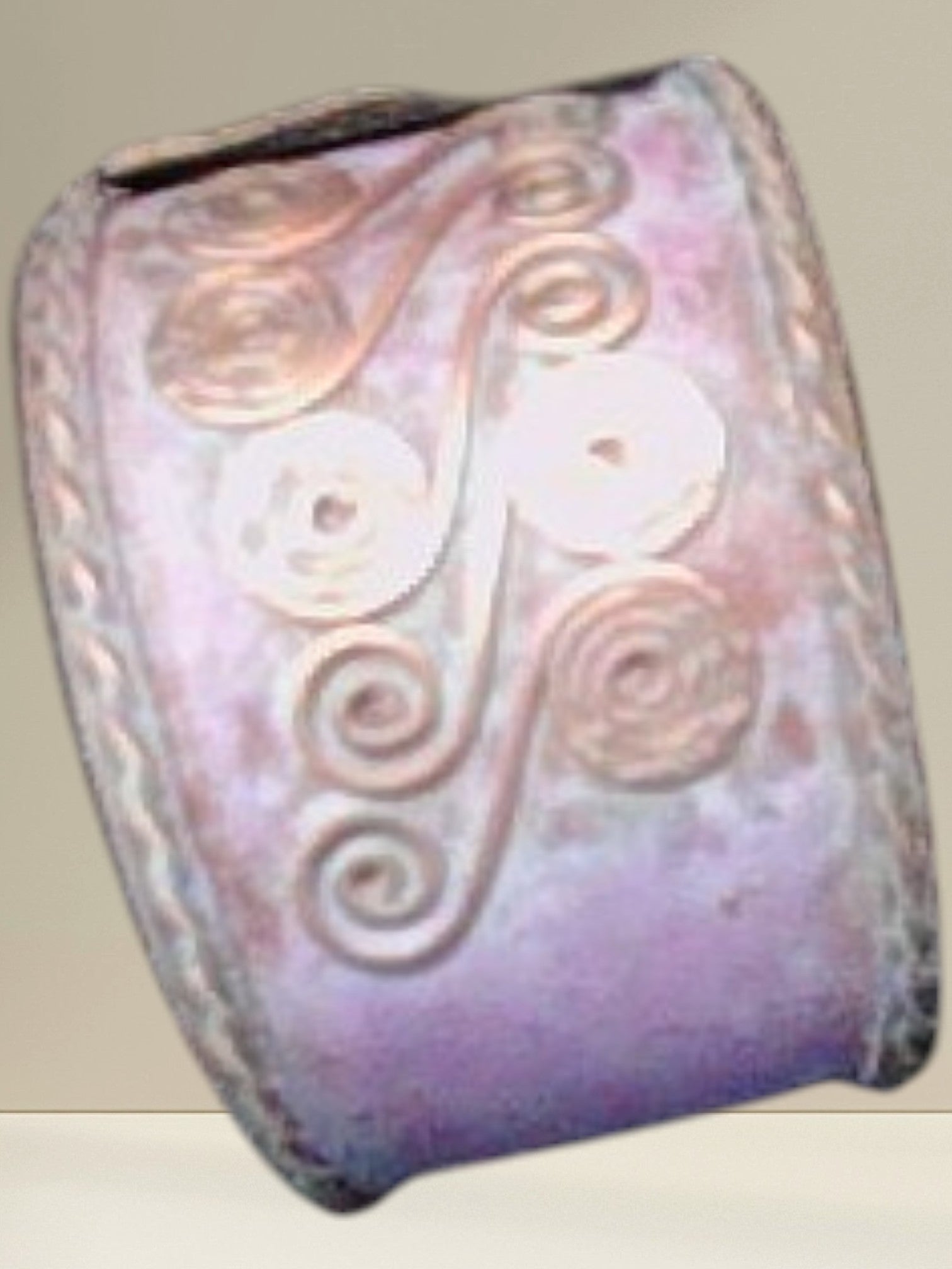 Aasha Copper Patina Swirl Cuff