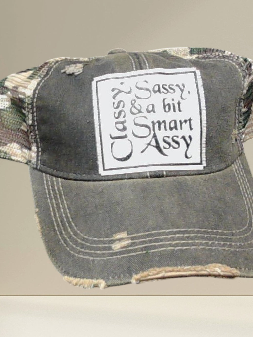 Distressed Trucker Cap — Classy Sassy & A Bit Smart Assy