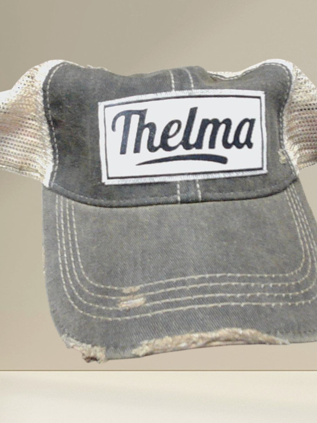 Distressed Trucker Cap — Thelma