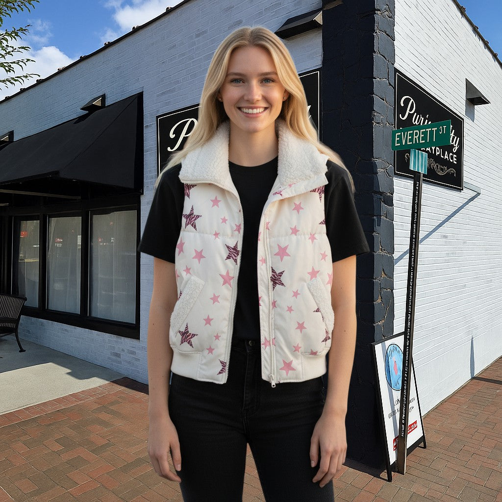Umgee Velvet Top (Navy Lace Sleeve)