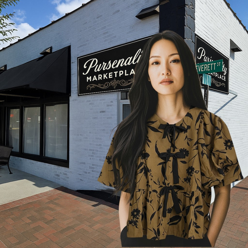 Easel Leaf Print Tunic Dress