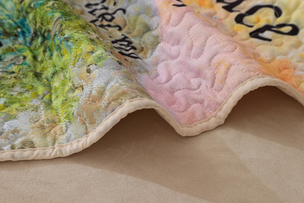 "Amazing Grace" Inspirational Quilted Throw 50"x60"