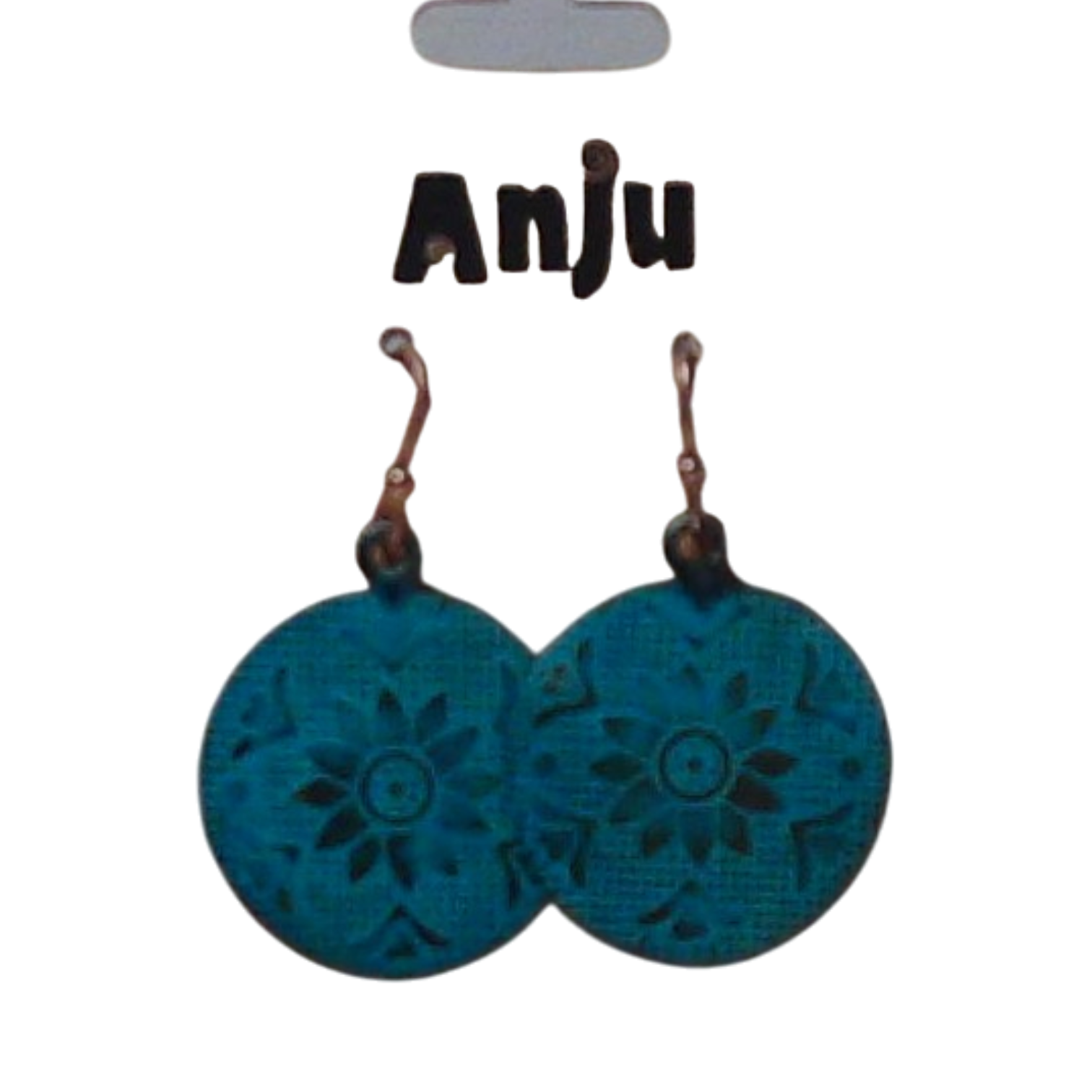 Round Floral Patina Earrings – Anju Handcrafted Jewelry