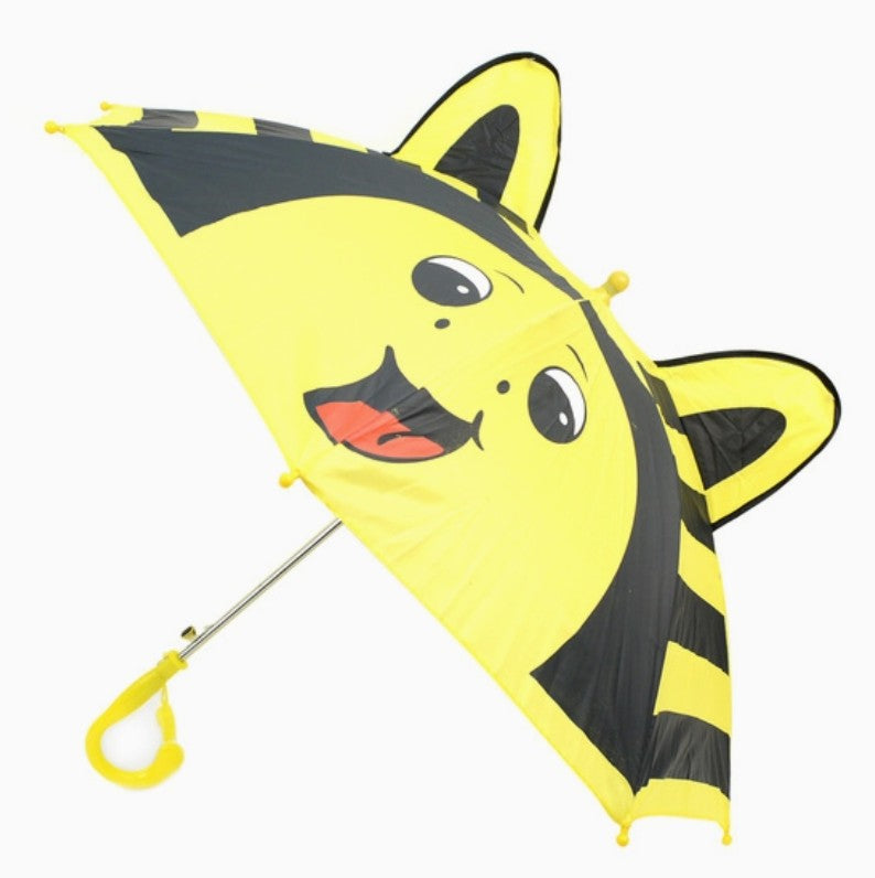 Kids Yellow Cat Umbrella