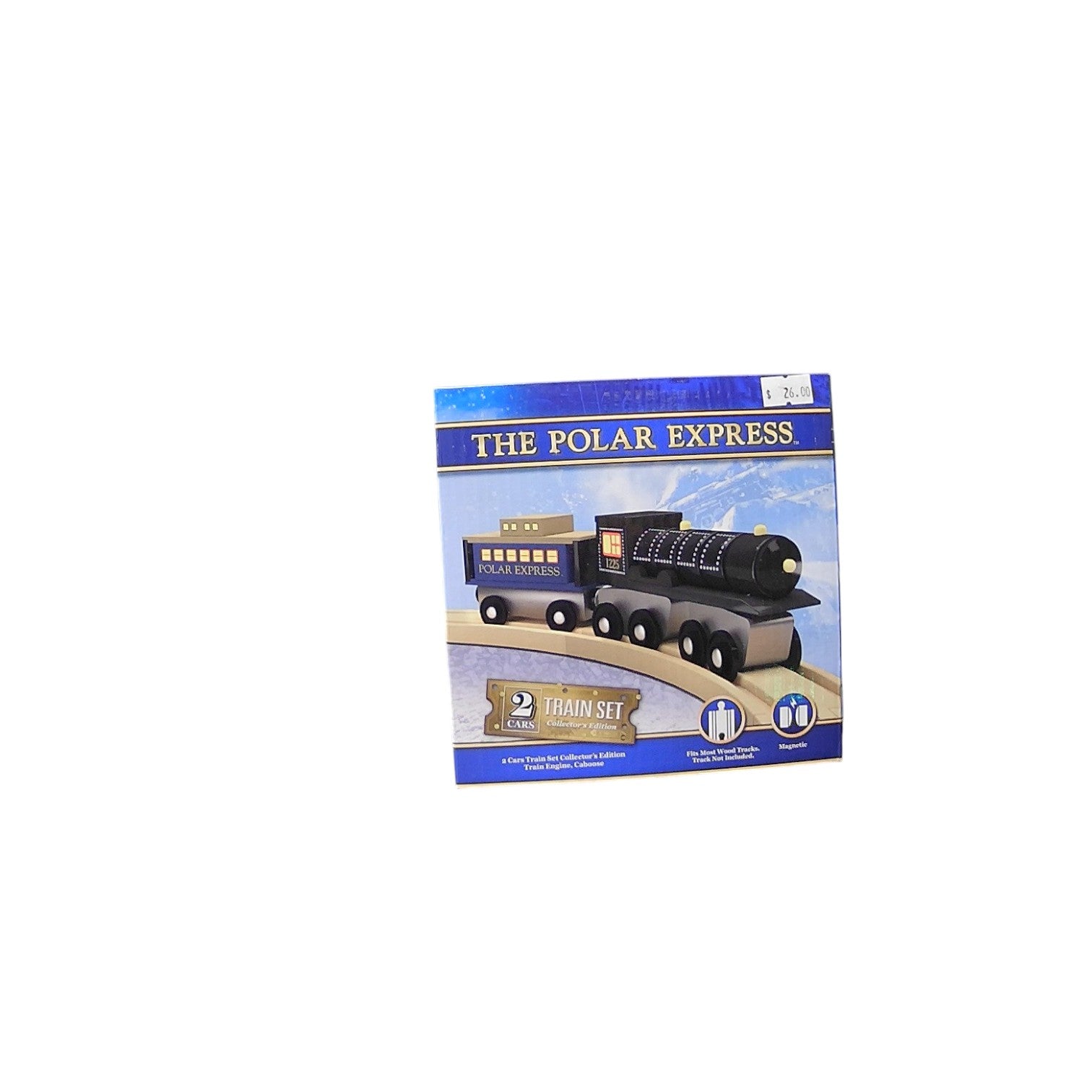 The Polar Express Wooden Train Set — 2 Cars (Collector’s Edition)