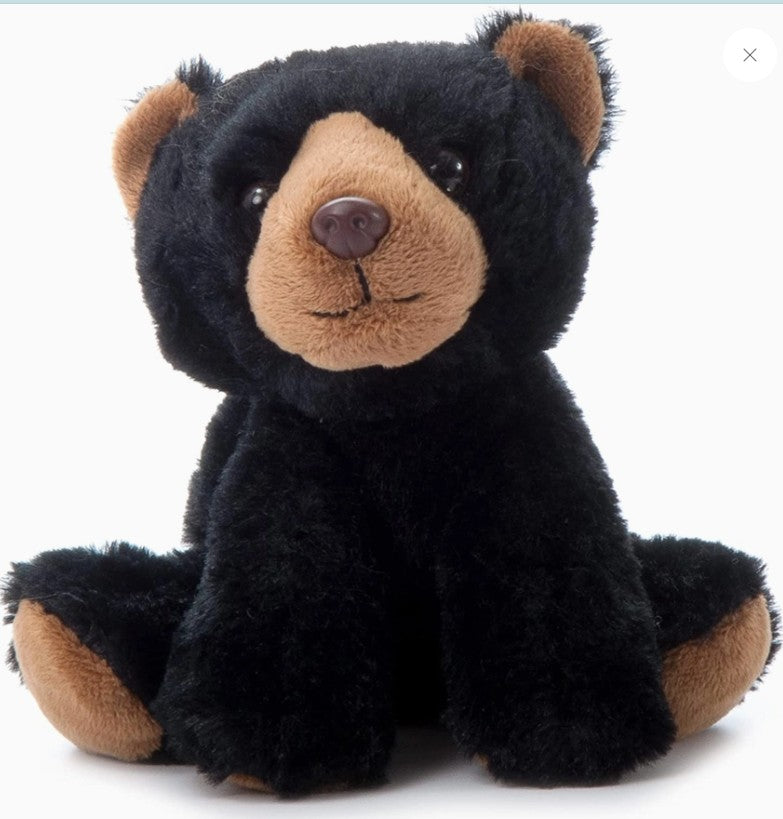 Small Black Bear Plush