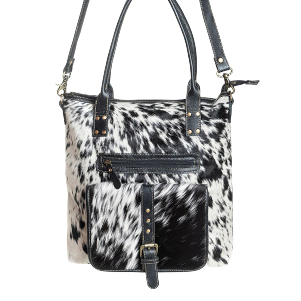 Mesa Maverick Tote Bag in Black & White