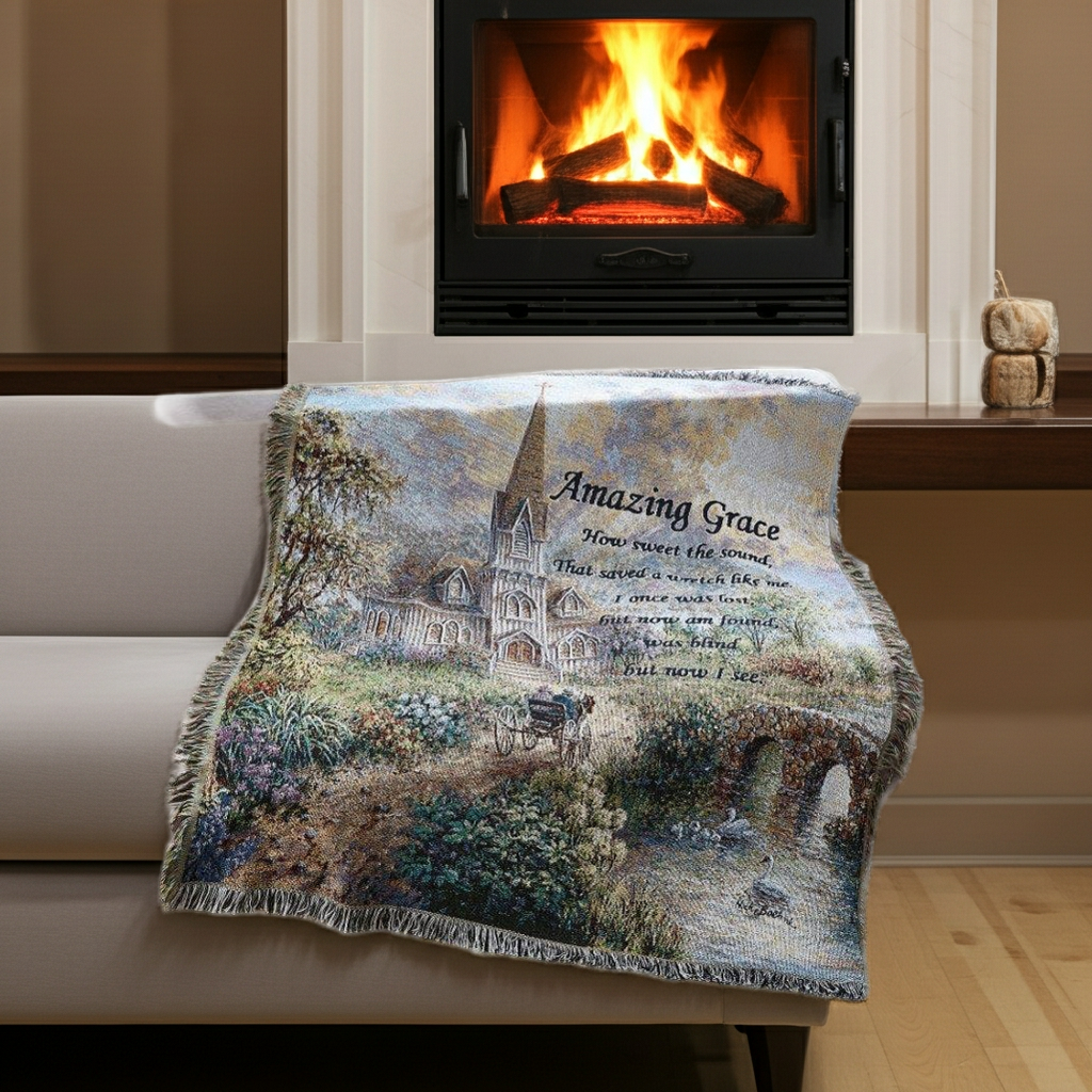 "Amazing Grace" - Woven Tapestry Throw