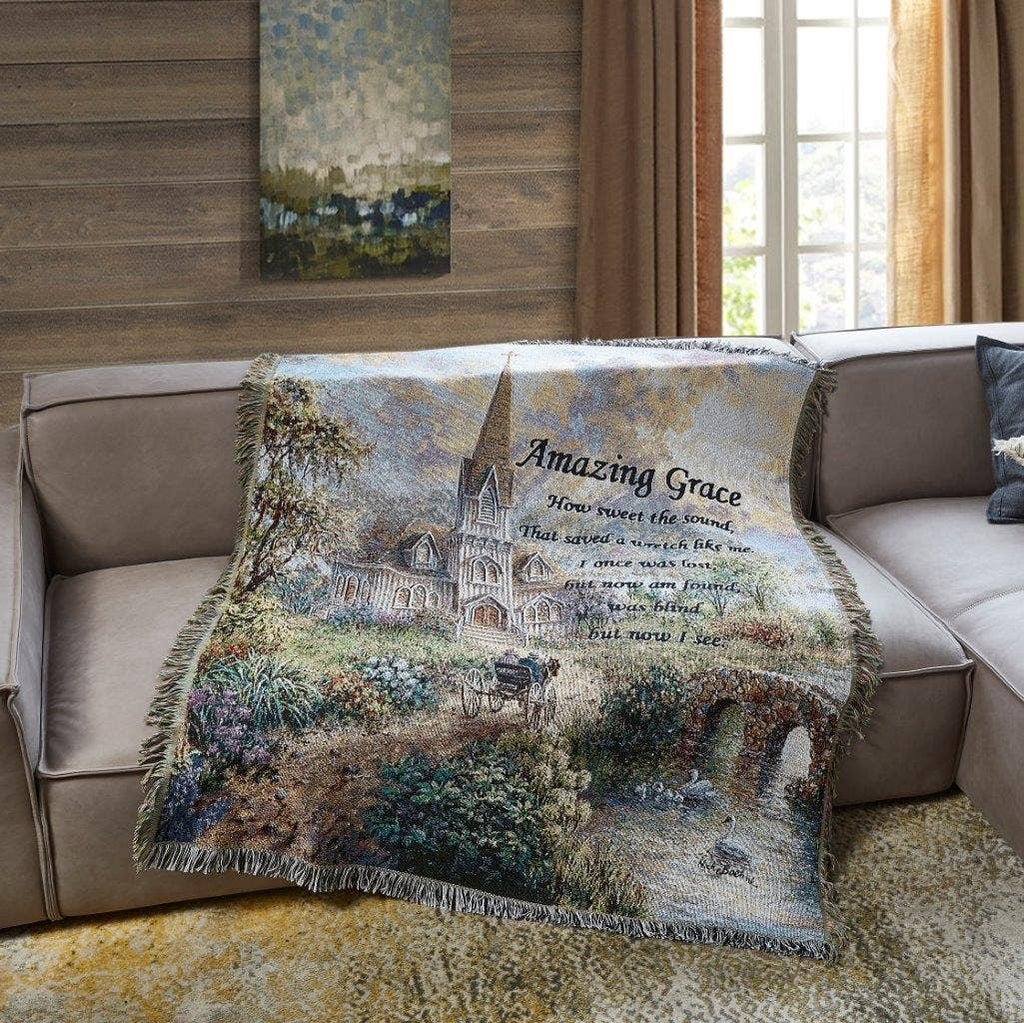 "Amazing Grace" - Woven Tapestry Throw