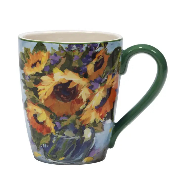 Sunflower Bouquet Mug 14 oz Choose 1 of 4 Patterns (Each Sold Separately)