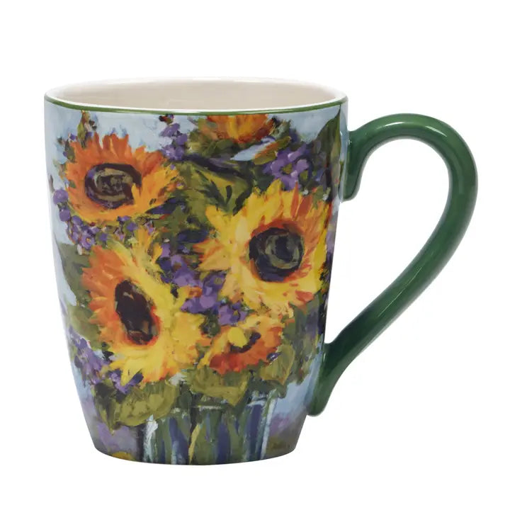Sunflower Bouquet Mug 14 oz Choose 1 of 4 Patterns (Each Sold Separately)