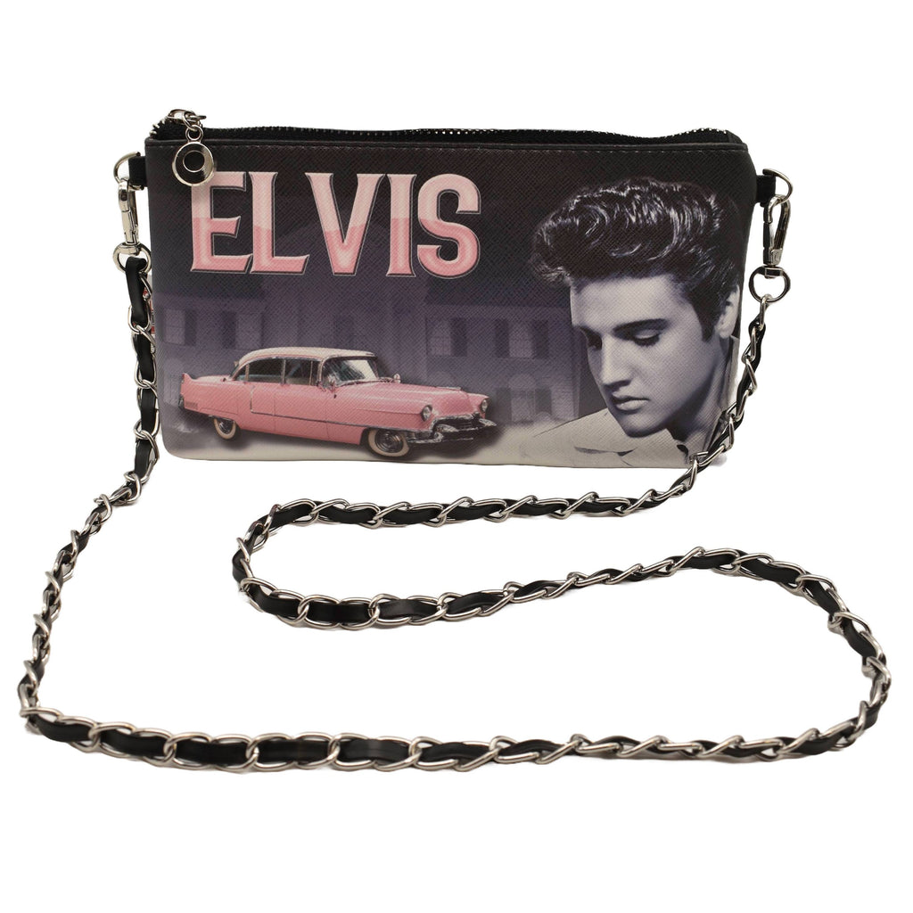 Elvis Purse - Pink Caddy w/ Chain